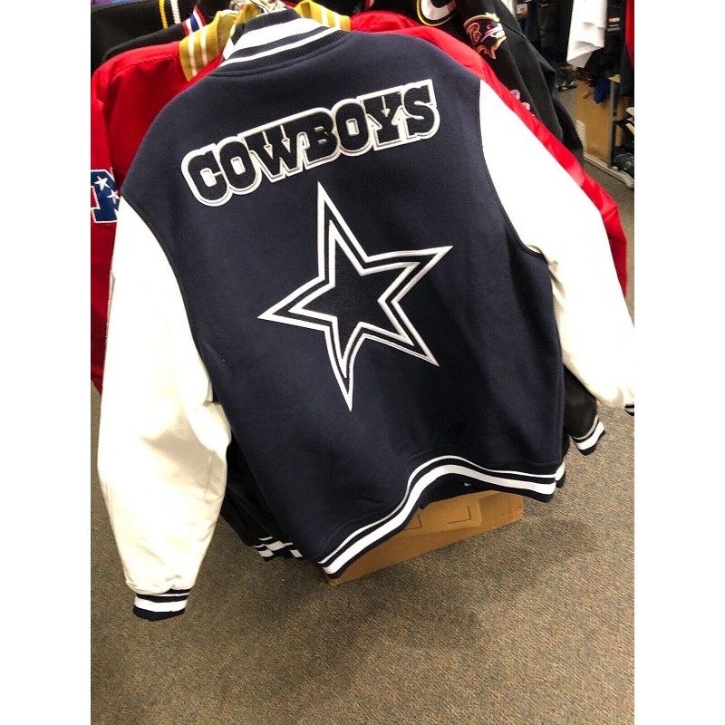 Dallas Cowboys Mash Up Navy Blue Jacket