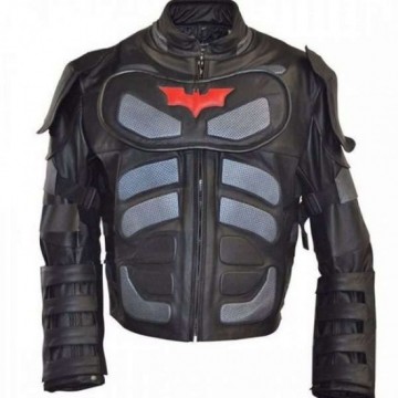 The Dark Knight Rises Motorcycle Batman Leather Jacket