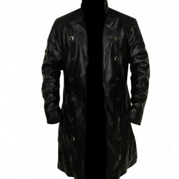 Deus Ex Human Revolution Adam Jensen Leather Trench Coat