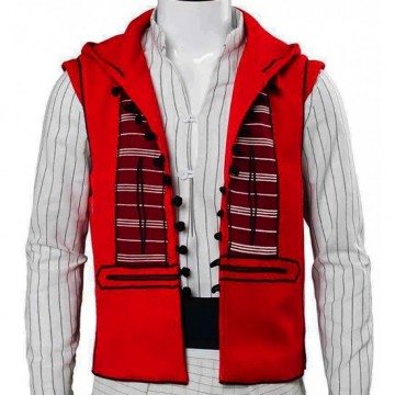 Aladdin Mena Massoud Red Hood Vest