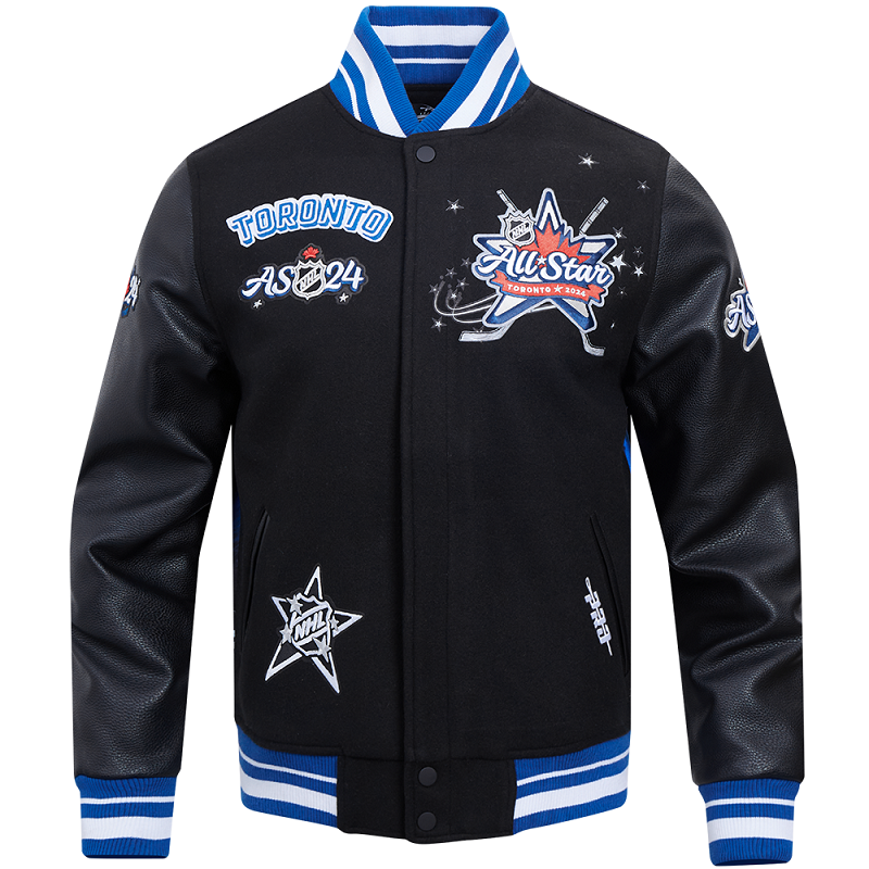 Mens NHL All Stars 2024 Rib Varsity Jacket   Mens Nhl All Stars 2024 Rib Varsity Jacket 