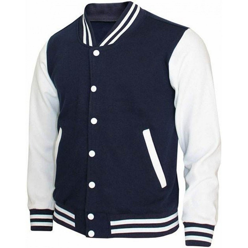 Wool Varsity Letterman Bomber Baseball Jacket