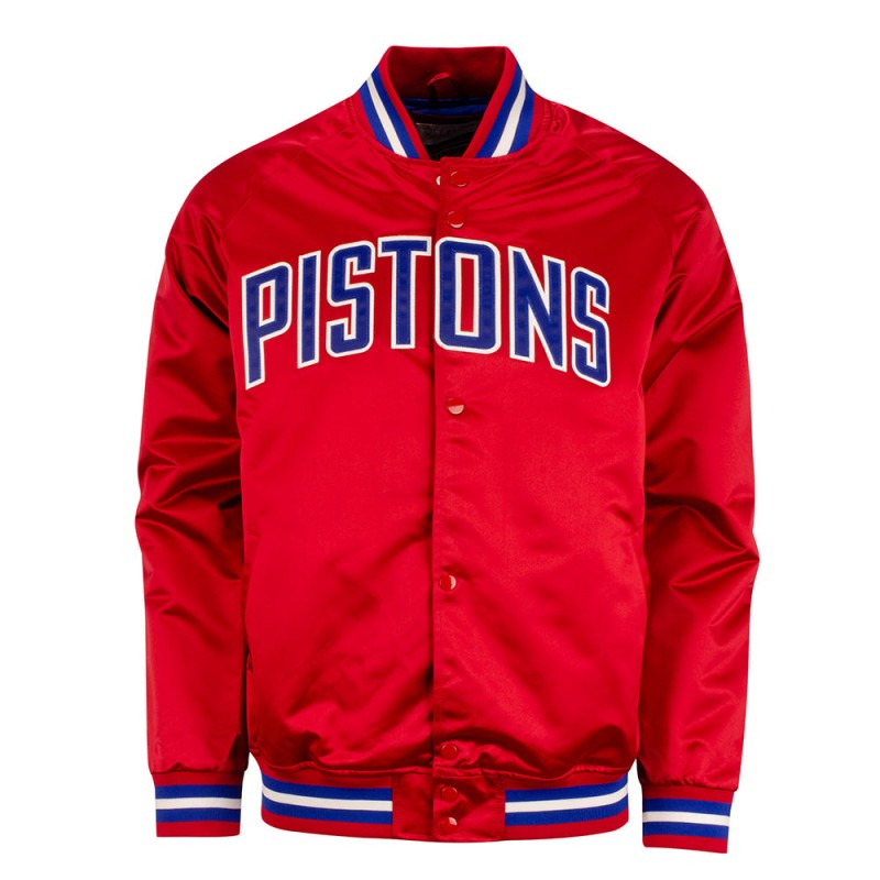 Mitchell & Ness Pistons Satin Jacket