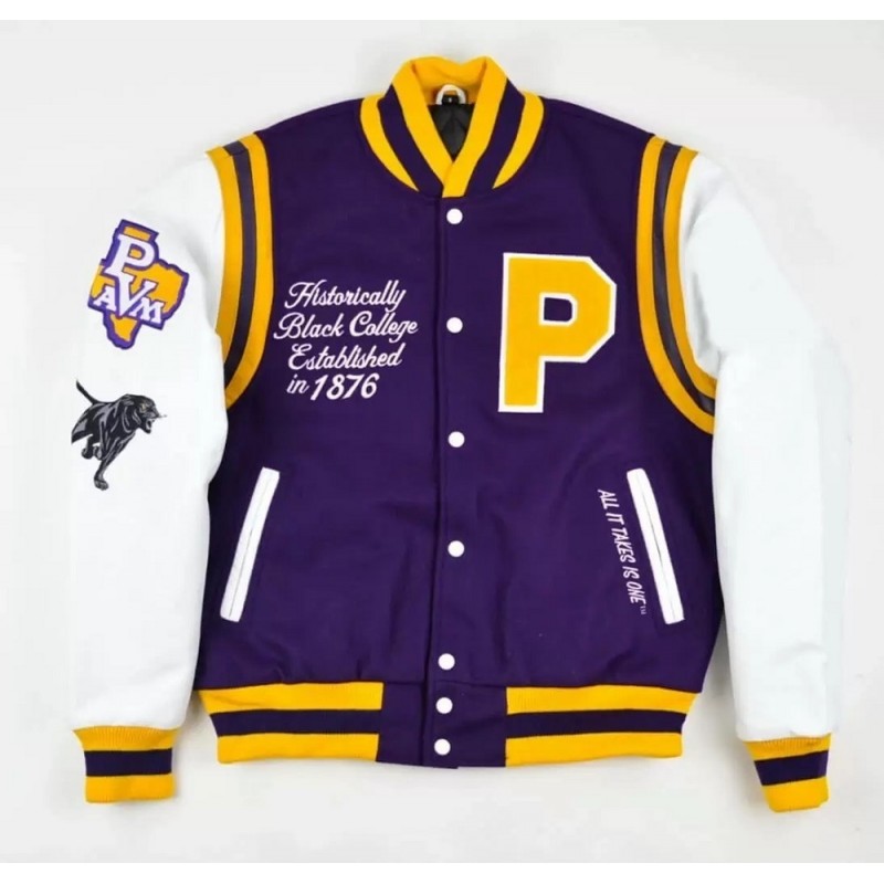 HBCU Prairie View A&m University Motto 2.0 Purple Jacket